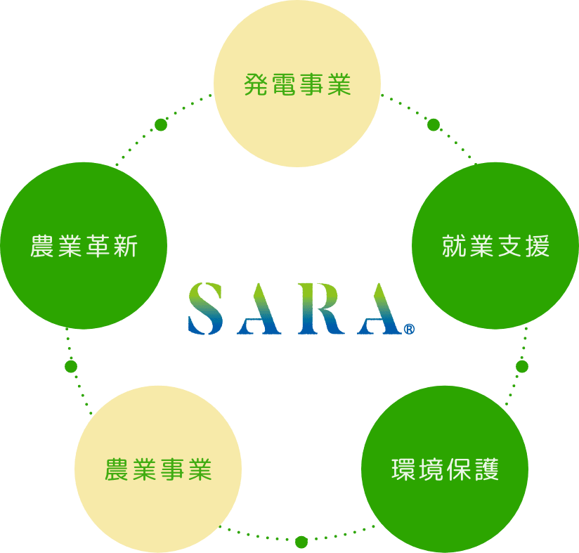 図：SARA®︎の事業内容